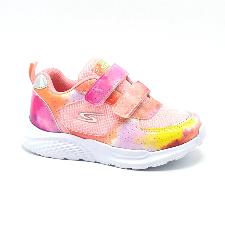 
Justgood 2021 Custom Fashion Casual Children Kids Baby Sports Shoes Footwear Toddler Little Girl Glitter Sneakers 
