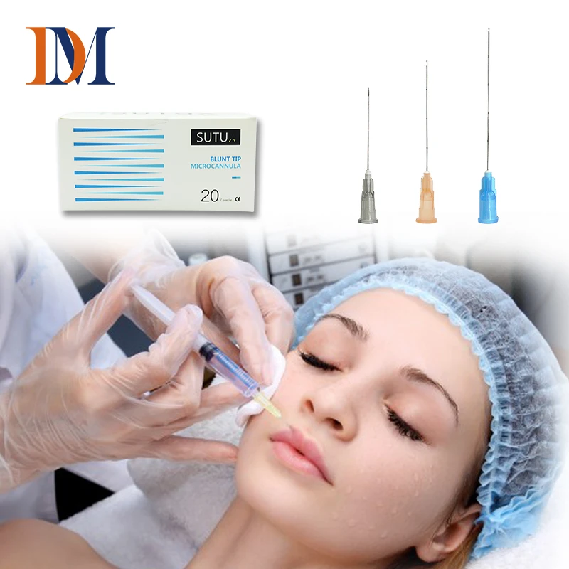  Корейская инъекционная Гиалуроновая кислота медицинская тупая игла cannula наполнитель размеры