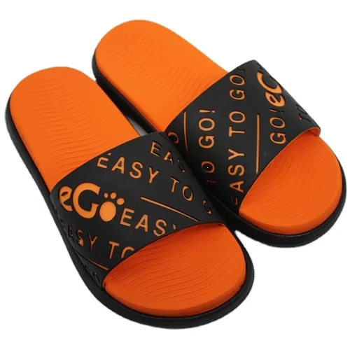 OEM Custom Black Slides Footwear Sandal EVA Custom Logo Slippers Men Plain Blank Slide Sandal Slippers Custom Logo Slide