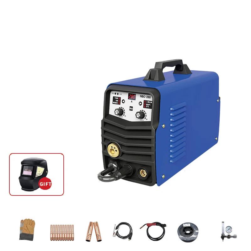 Home Use 280A MIG Welder Flux Core MIG Welder Lift TIG Stick 3 in 1 Welding Machine