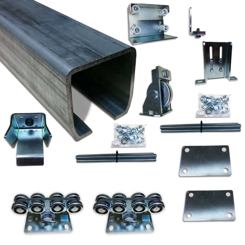 Selling reasonable price cantilever gate wheel with 8 rollers carriage for 70x60 profile