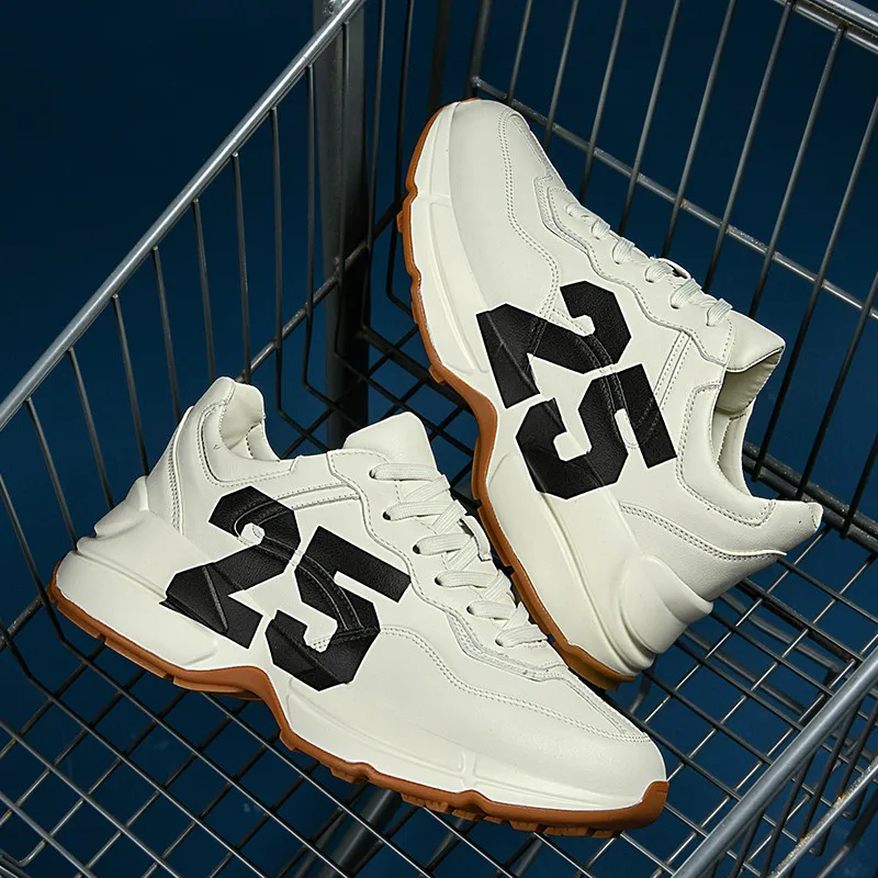 OEM Unisex Designer Shoes Trendy White Sneakers New Styles Men Shoes 2023 Professional Custom Sneakers