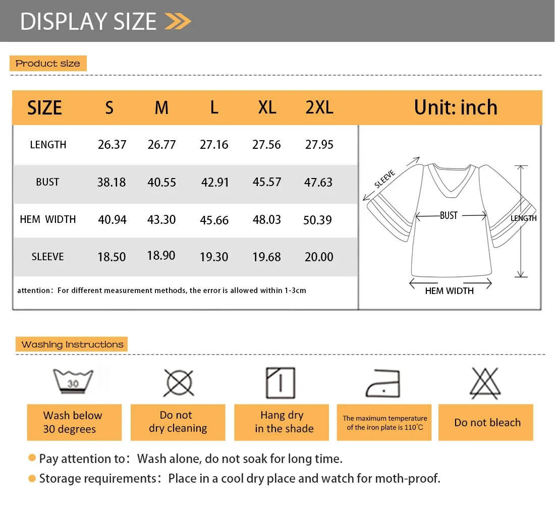 
Summer Hot Sale Clothing Fluorescent Yellow Neck Bell Sleeve Tops Loose Chiffon Blouse Shirts Brand Clothes Women Image Custom 