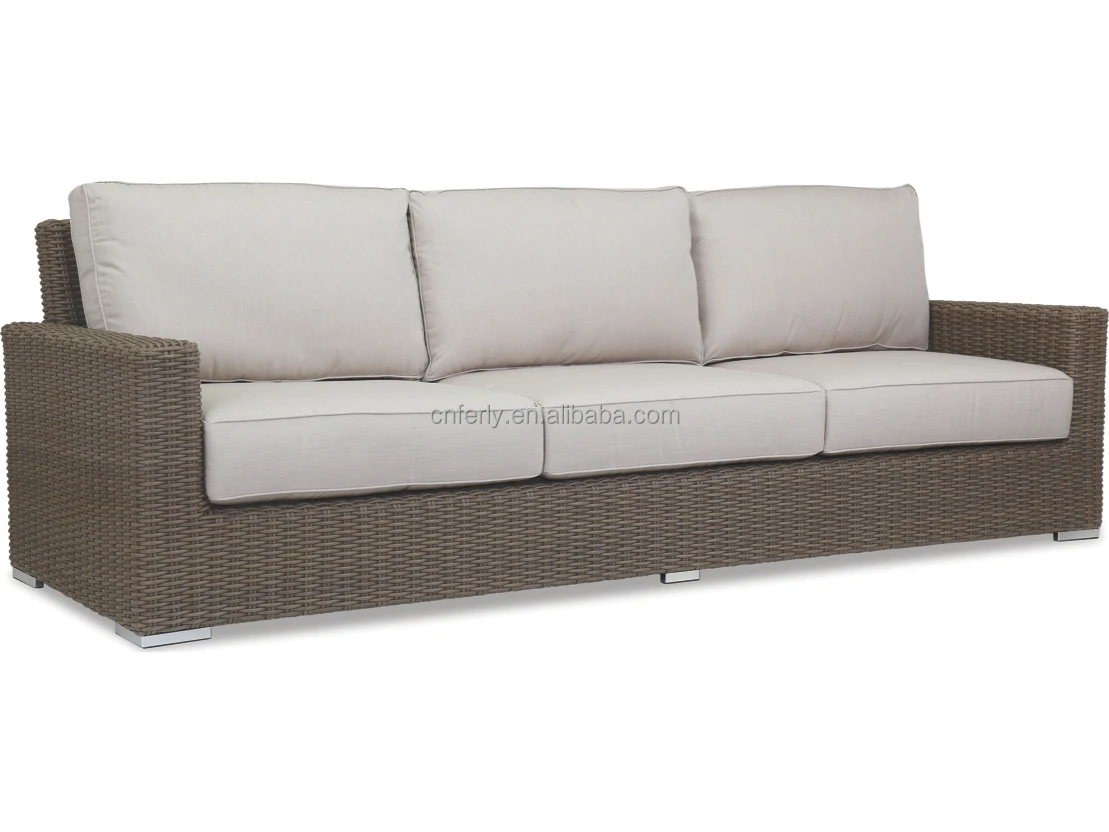 Modern all weather outdoor rattan furniture  garden sofas patio outdoor wicker patio cube set garden set