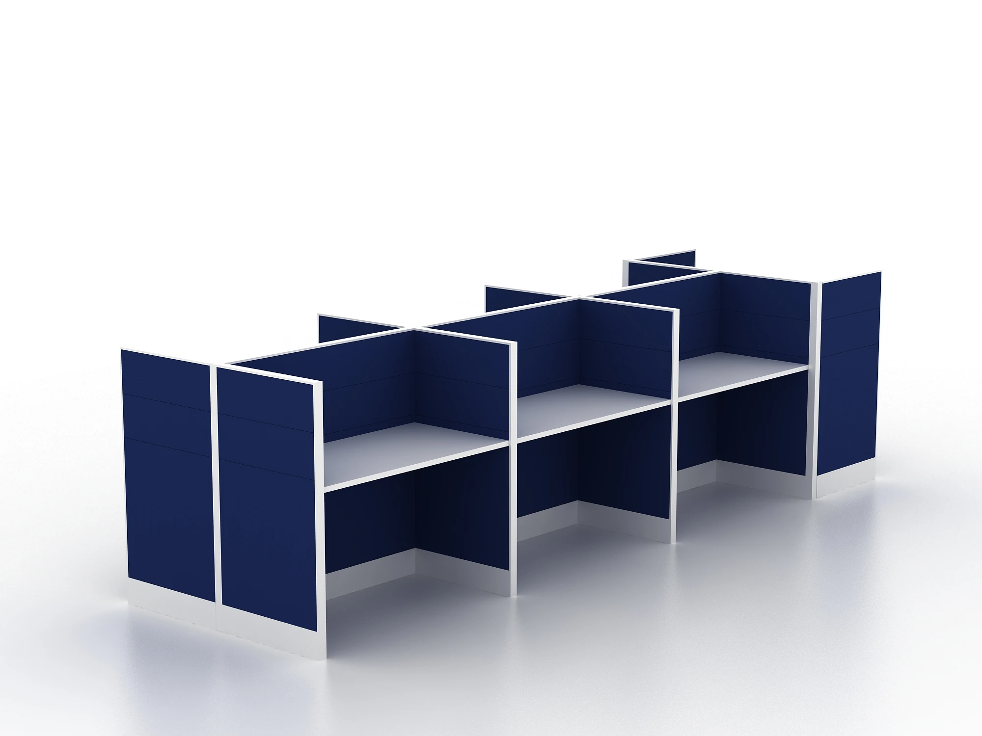 Office Screen Partitions Cubicle 4 People Office Desk Workstations Call Center Office Workstation