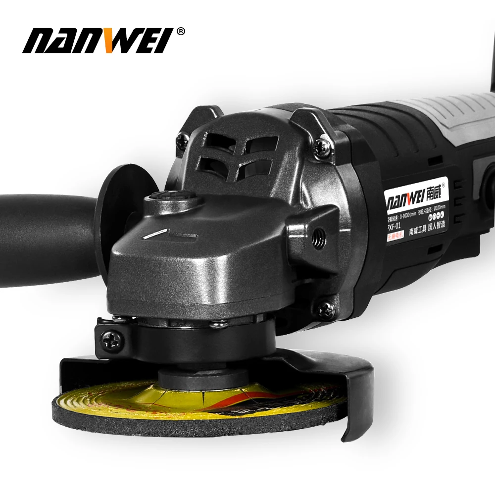 NANWEI 21v Electric Mini Angle Grinder and Drill Set 5 Inch 125mm