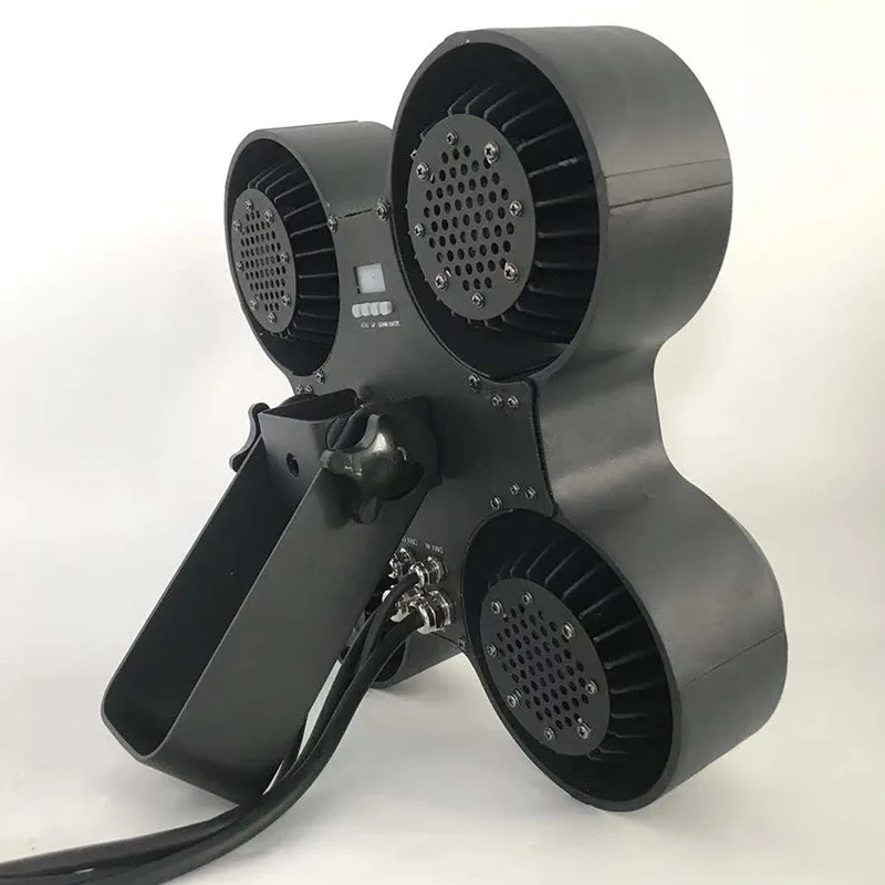 Led outdoor waterproof 4*100w dual color temperature cob light for stage wedding audience Blinders effect light