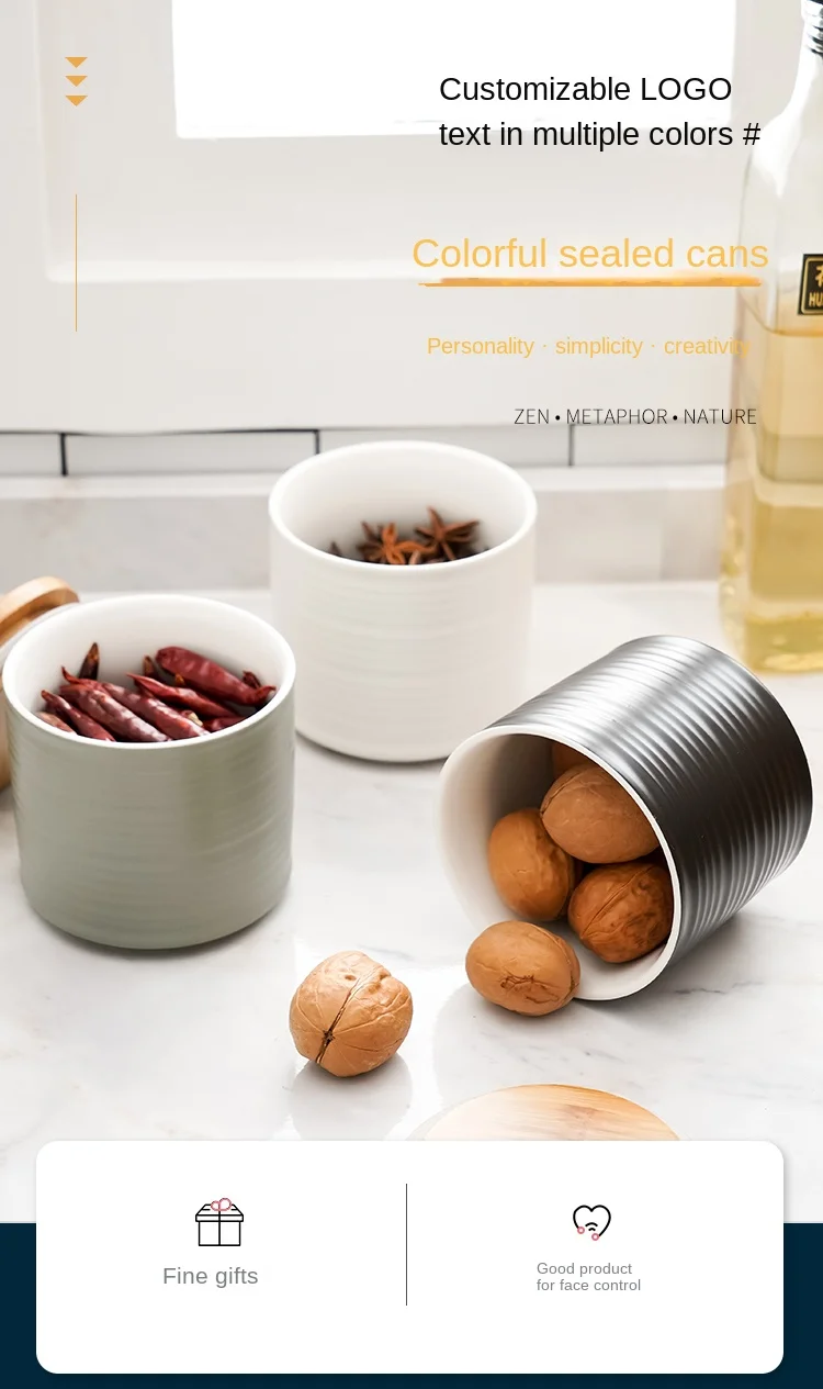 serving coffee tea sugar salt bamboo lid food storage canister sets of 3  for kitchen counter