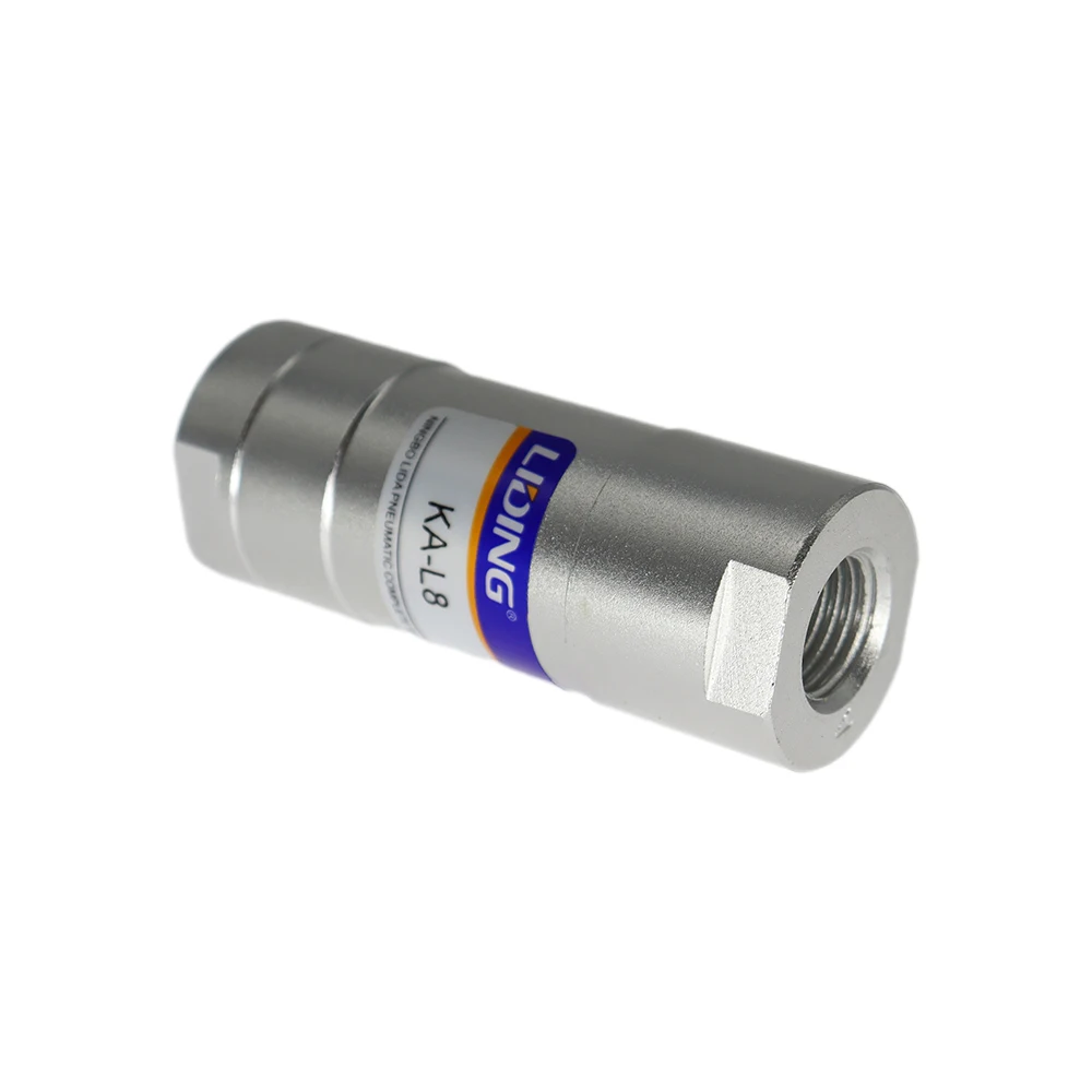 Pneumatic KA-L8 Thread 1/4 inch Air Check Valves One Way Throttle Non Return Valve