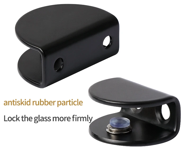 Jinnate Glass Clip Stainless Steel Glass Clamps Metal Glass Clamp