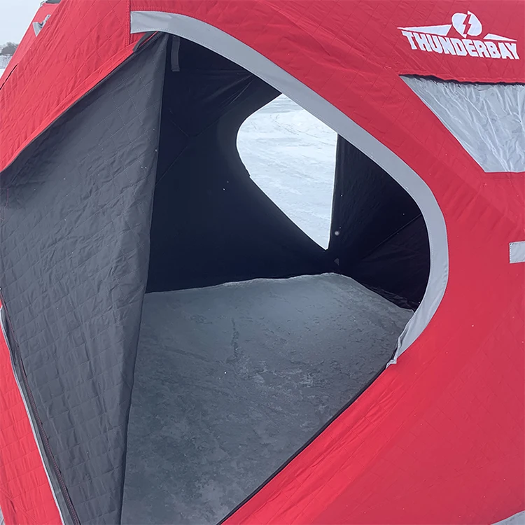 Ice Карп Pop Up Кемпинг утепленная кубика льда Рыбалка Укрытие от 3 до 4 человек