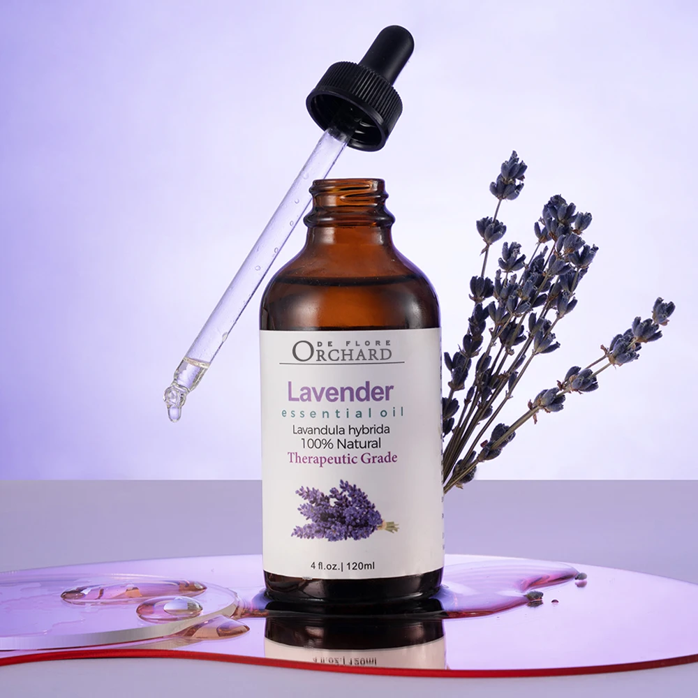 100% Pure Natural Organic Skin Care Massage Lavender Essential Oil Bulk