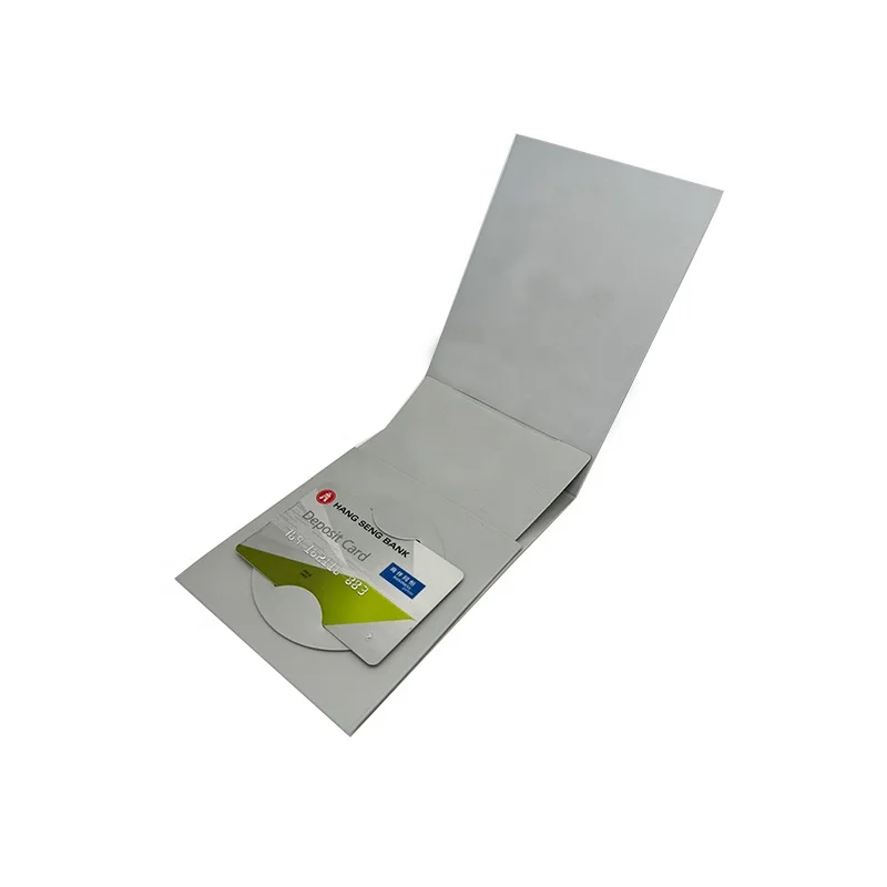 2024 new style revolve bank card packaging box rotate credit card holder rotor card box
