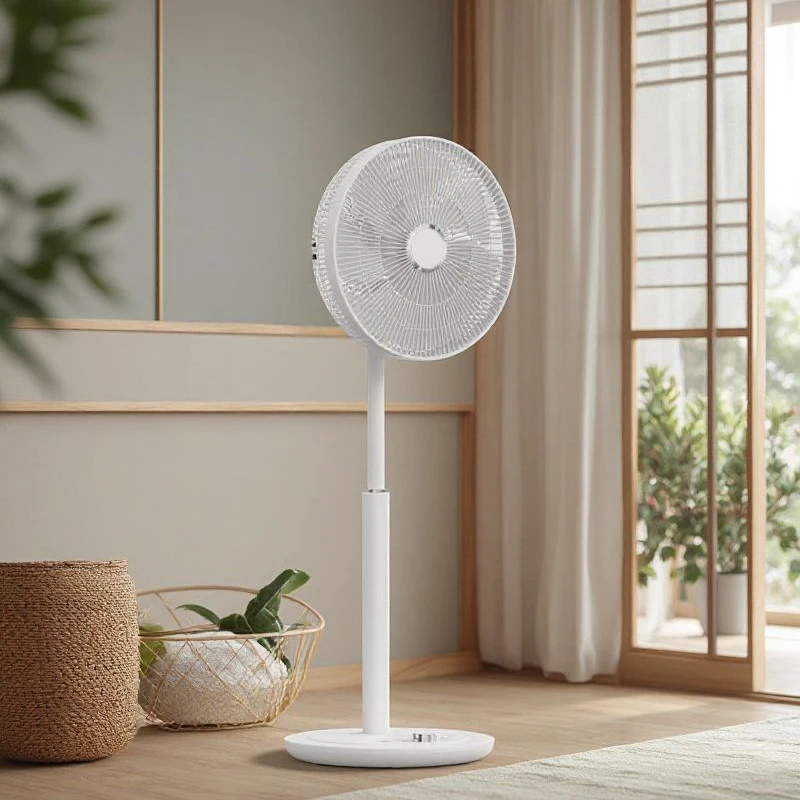 RUNAL 14 Inch Ac Dc Inverter Bldc Motor 220V Electric Pedestal Floor Standing Fan With Remote Control for Home Office Household