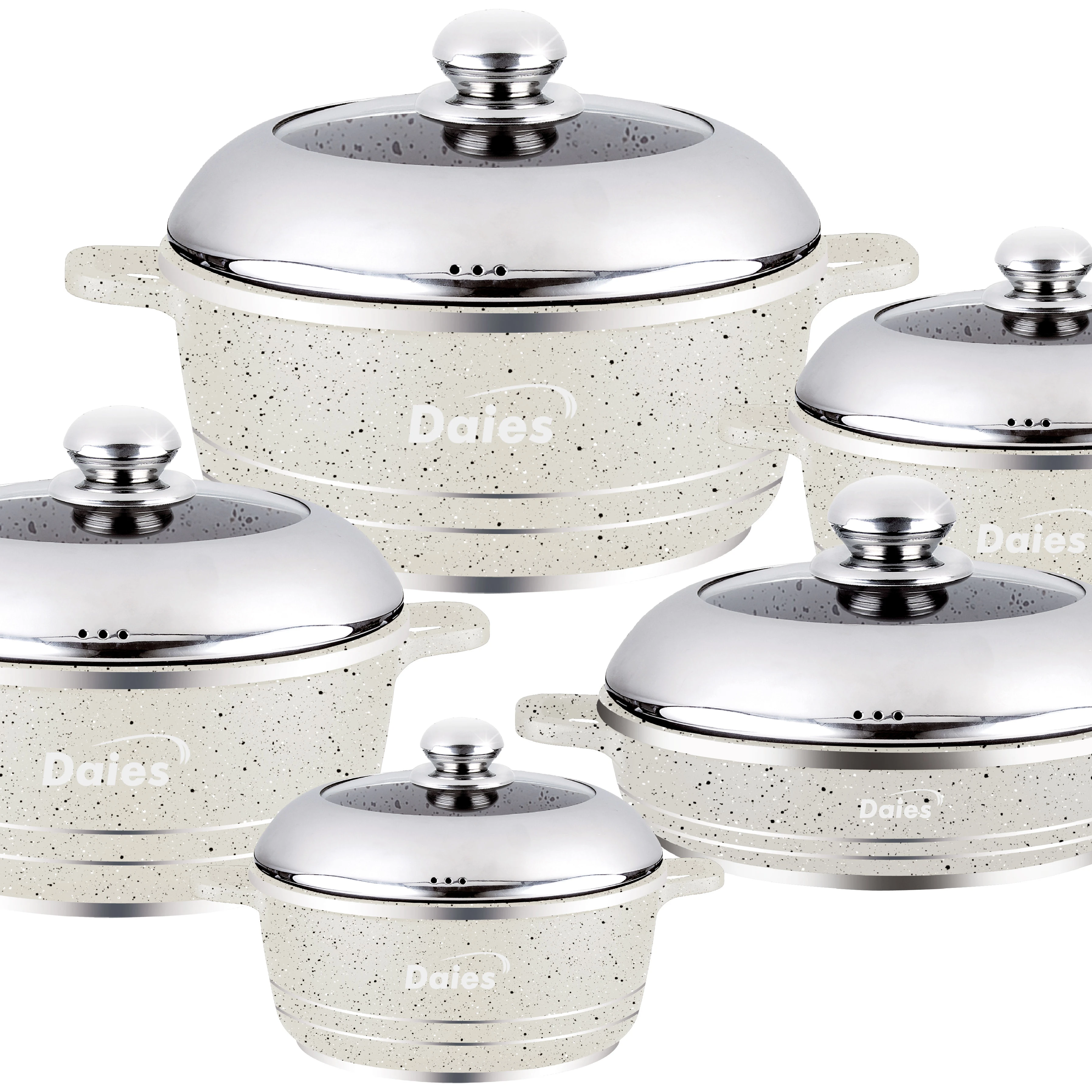 Cooking Cookware casserole Kitchen Metal OEM Packing  Double Handle Feature Eco Material Origin Type Shape GUA