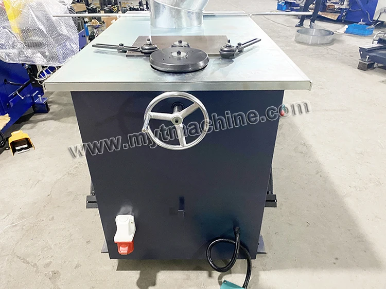 MYT-1000 Electric elbow making machine with manual round elbow flanging forming for round pipe making