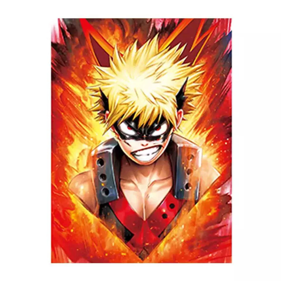 Wholesale 30*40 cm Japanese Anime Lenticular Painting Animation Pictures 3D Motion Anime Poster for Wall Art Decors