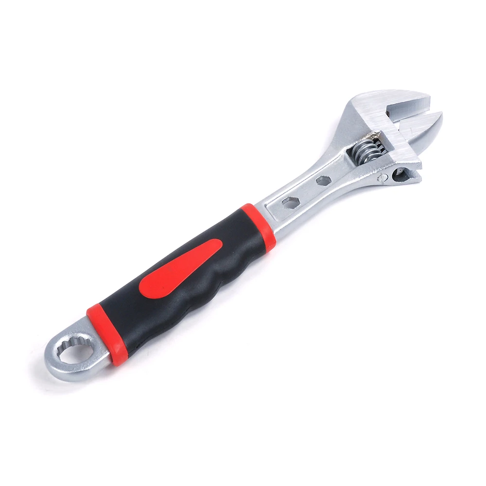 Professional 12 Inch High Carbon Steel Multi Functional Hand Tool Socket Set Adjustable Spanner Wrench