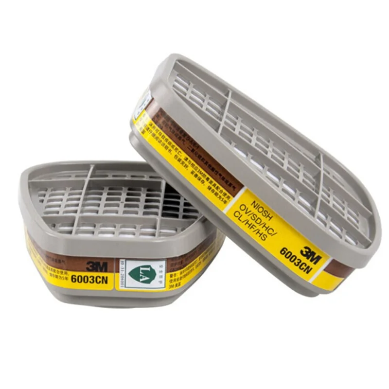 3m 6003 organic vapor filter for use with 3M 6800 6200 respiratory protection facemask 3m official authentic