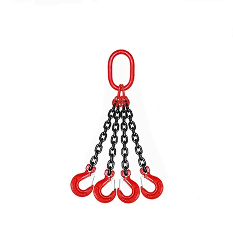 G80 Single/Two/Three/Four Legs Adjustable Chain Sling for Cargo Lifting