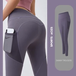 customized sexy butt lifting yoga pants with pocket plus size womens leggings