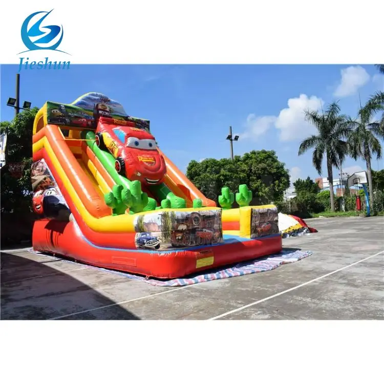High Quality inflatable bouncer Inflatable Slide Used Outdoor Giant theme car Inflatable Slide for Sale