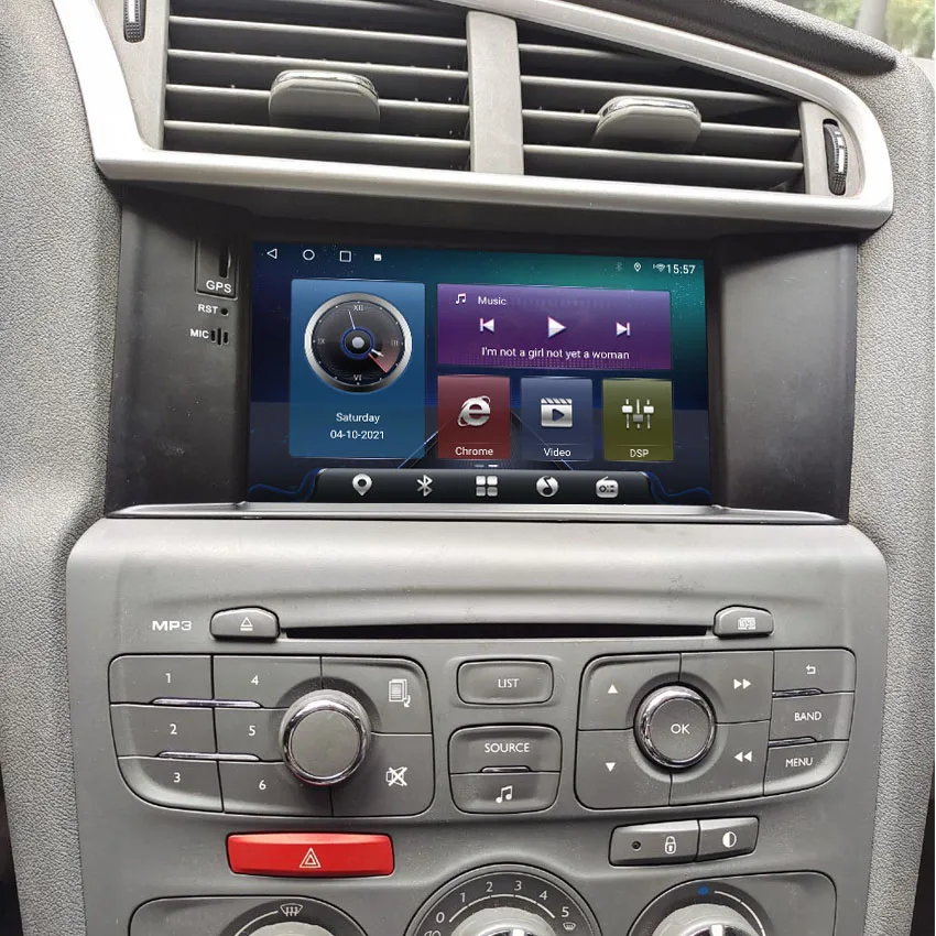 Восьмиядерный Android DSP Carplay мультимедийный плеер экран GPS навигация Автомагнитола для Citroen C4L C4 DS4 DS 4