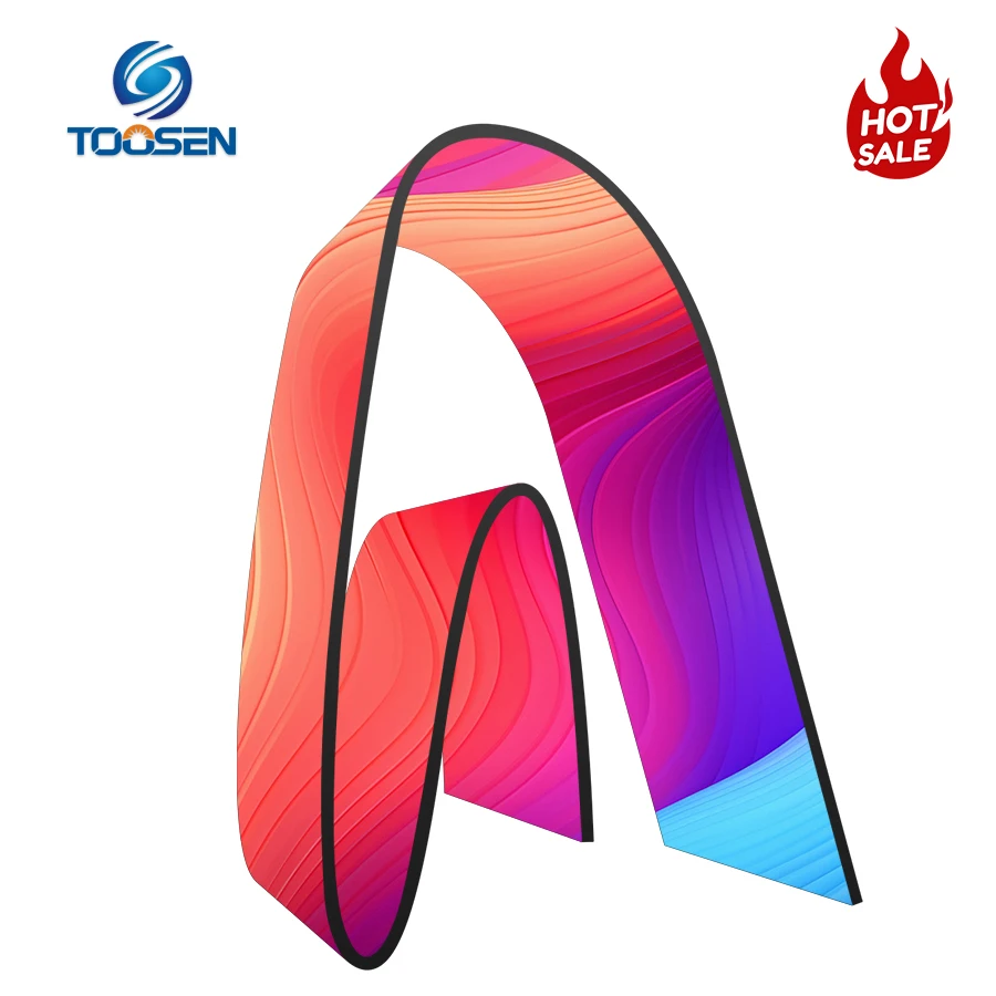 Suppliers Hanging Indoor Flexible Led Screen P1.8 P2 P2.5 Curve Led Panel Display Circular Soft Cylindrical Hd Led Video Wall