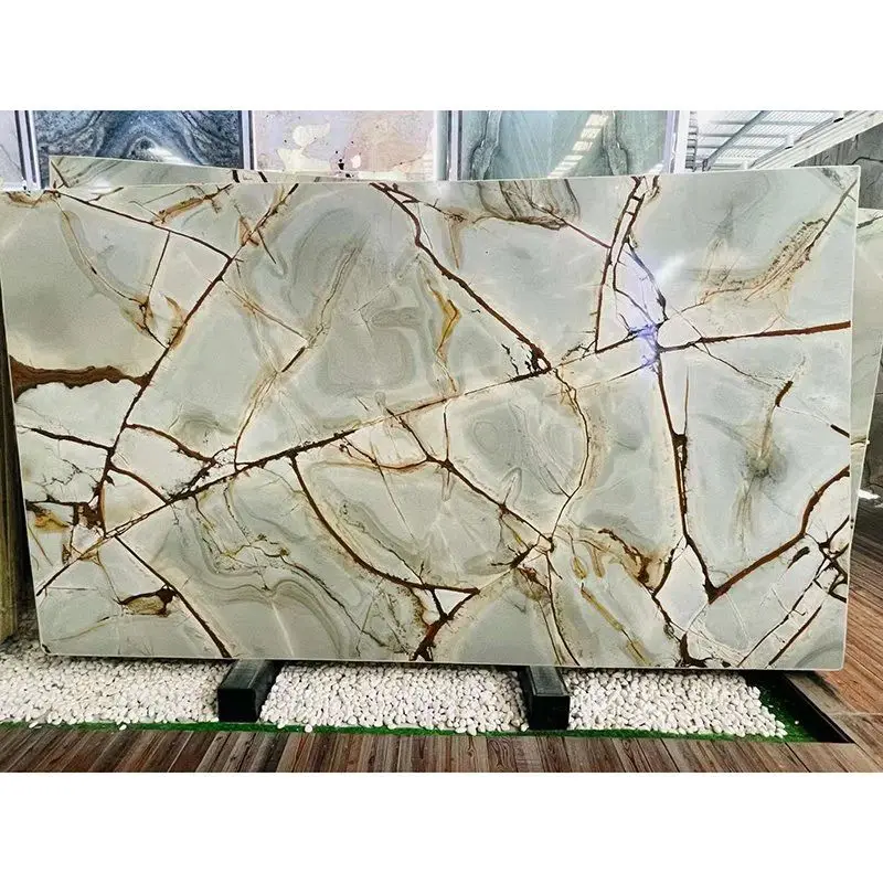 Натуральный синий Roma кварцит облицовка стен каменные бразильские кварцитовые плиты цена