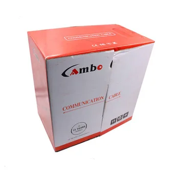  Китайский поставщик Сетевая связь премиум-класса Cat5 Plelum 4 пары кабеля UTP Cat5e 24AWG медь для кабельной разводки