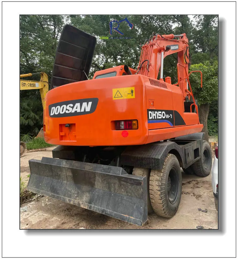 Колесный экскаватор Doosan б/у DH150W-7 15 тонн гидравлический Daewoo корейский 150 DH150W
