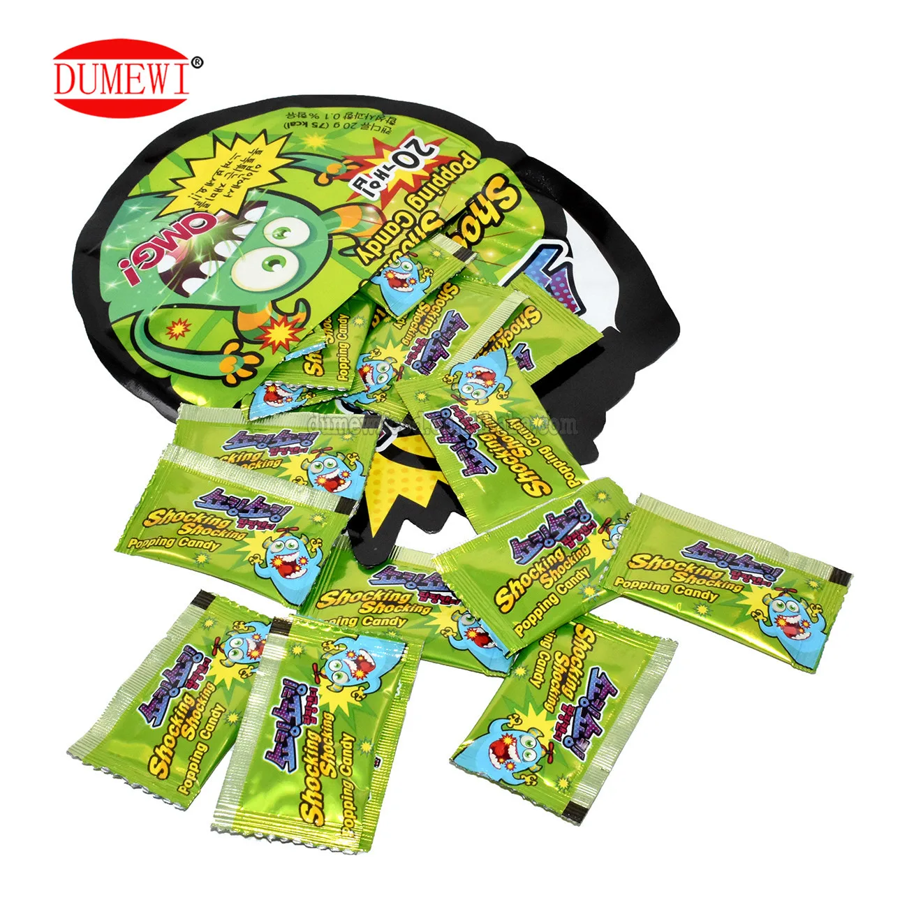 1g 20pcs mini colorful Fruity Magic Popping rock pop Candy