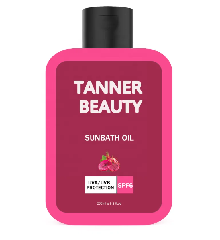 OEM/ODM Private Label Custom Vegan organic spf 15 tanning oil bronzer