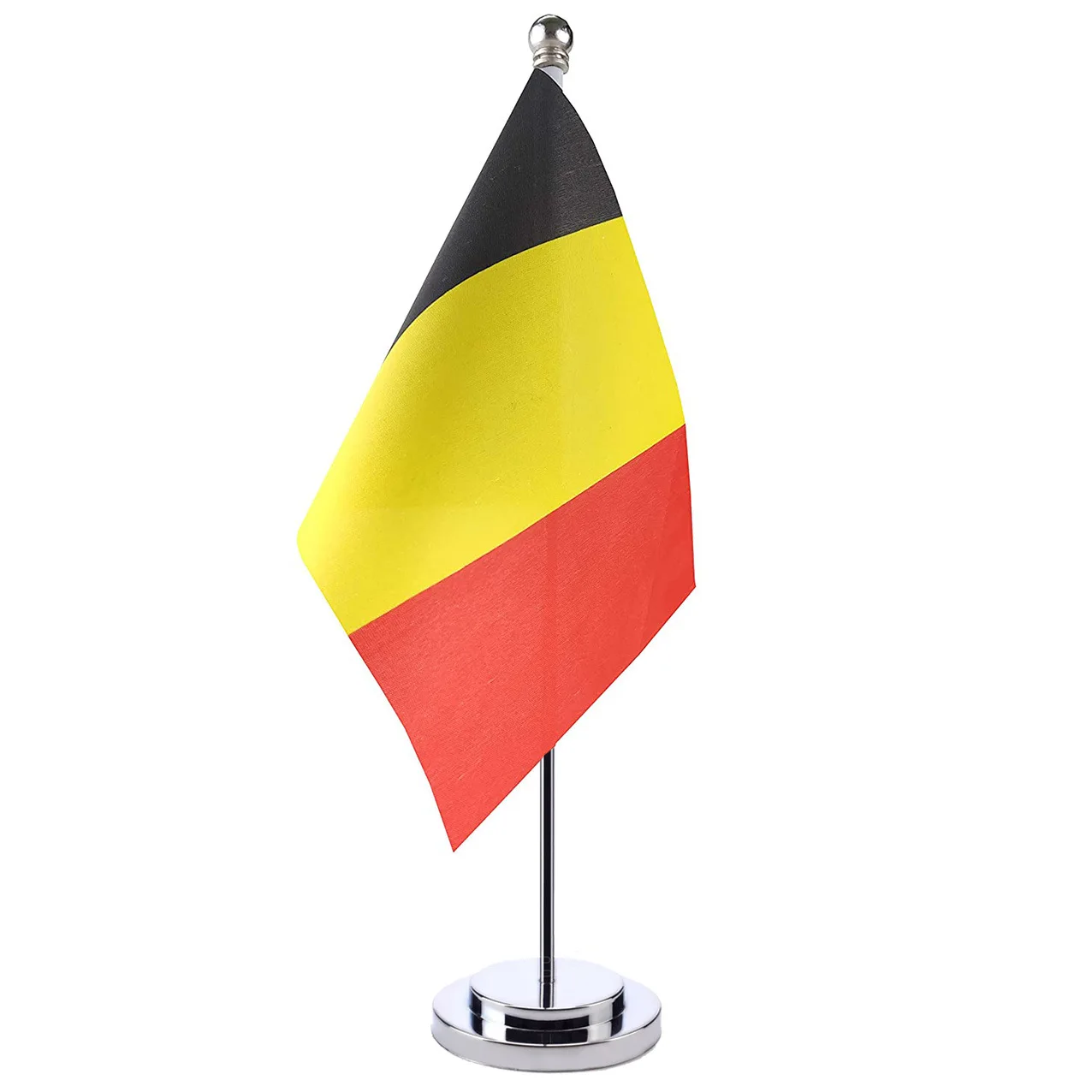 Hot Sale Office Promotional Desktop Desk Flag Polyester Decorative Small Flags Advertising Stainless Steel Table Flag