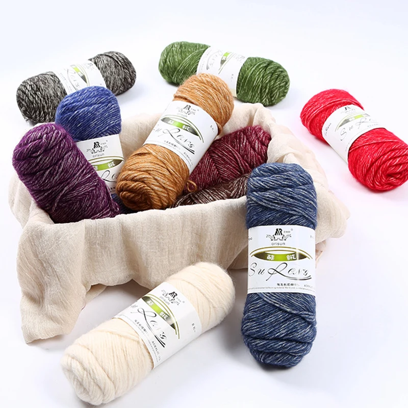 Zenglong 100g 1.5S 2ply изготовленный на заказ из акрила и хлопок смешанная пряжа окрашенная необычные для ручного
