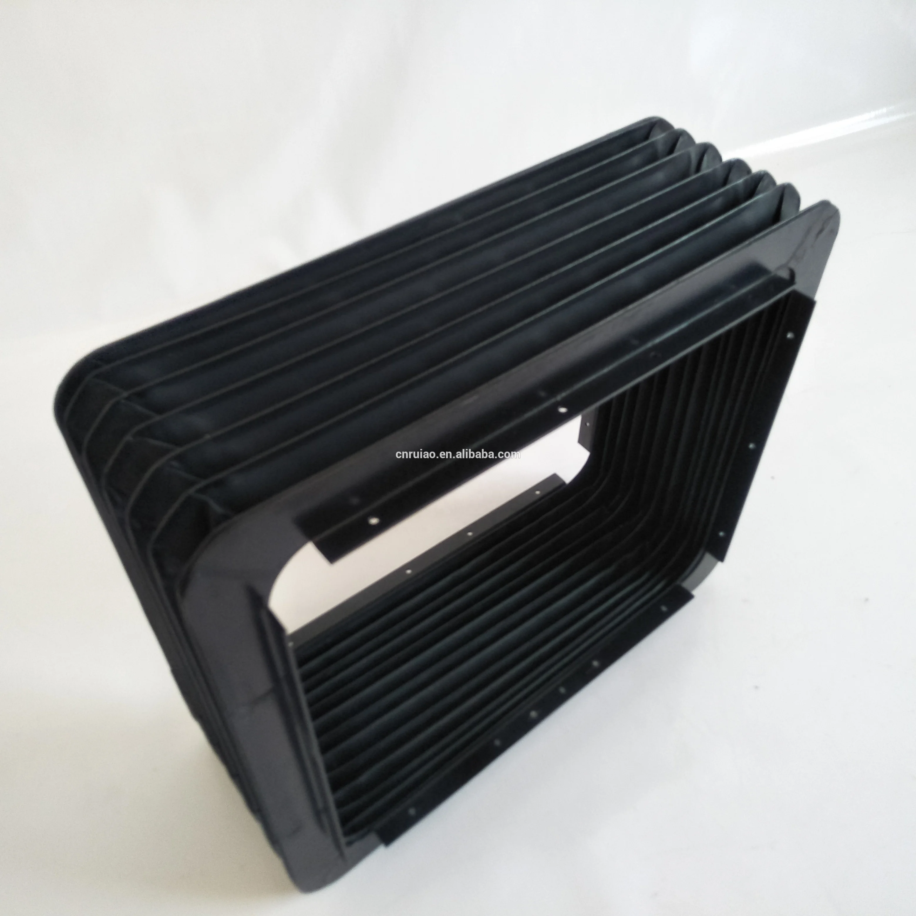 machine way cover accordion cheap custom square rubber bellows cover square bellow