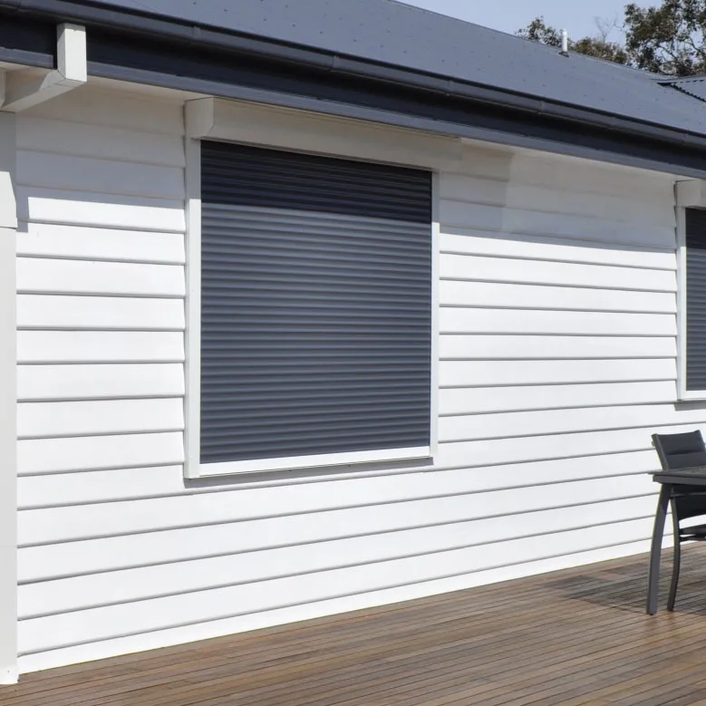 Beautiful Appearance Aluminum Rolling Shutter Window Factory Price Double Layer Slat Shutter Window