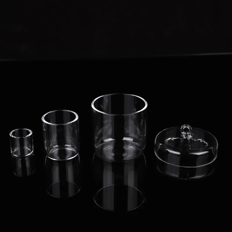 Customized High purity heat resistance quartz glass crucible Transparent quartz crucible