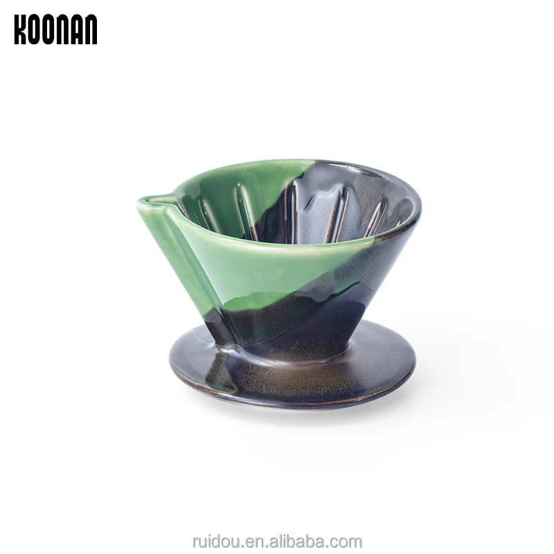 Ceramic coffee filter without folding filter paper Reusable vv60 Coffee Dripper Coffee Filter tools 1-2cup