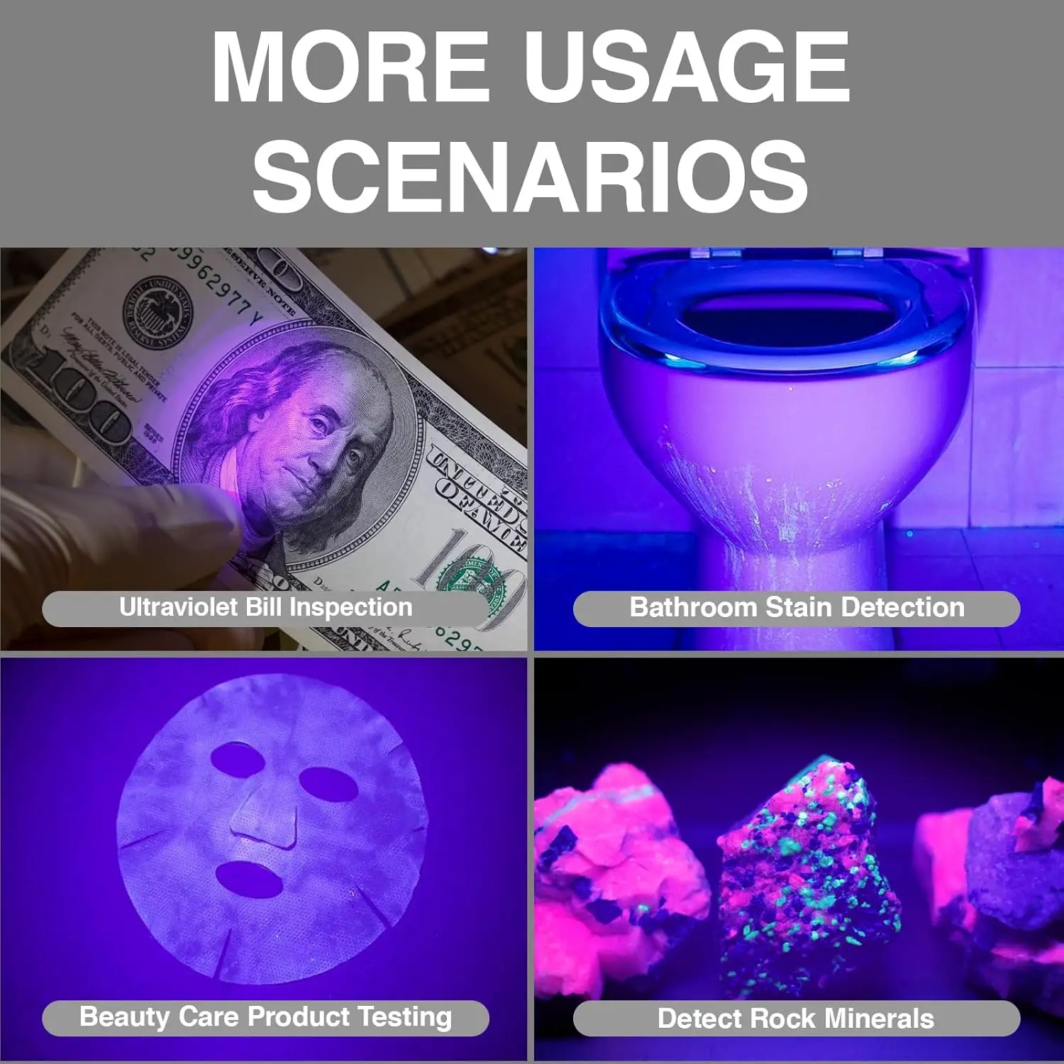 AAA Battery Cheap Promotion 395nm 9 LED UV Flashlight Portable Mini Torch Blacklight UV Lamp Ultra Violet Pet Urine Detection