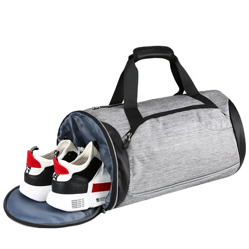 
Custom large capacity travel bag Lightweight Waterproof Sports Fitness Travel Bag With Shoe Compartment 