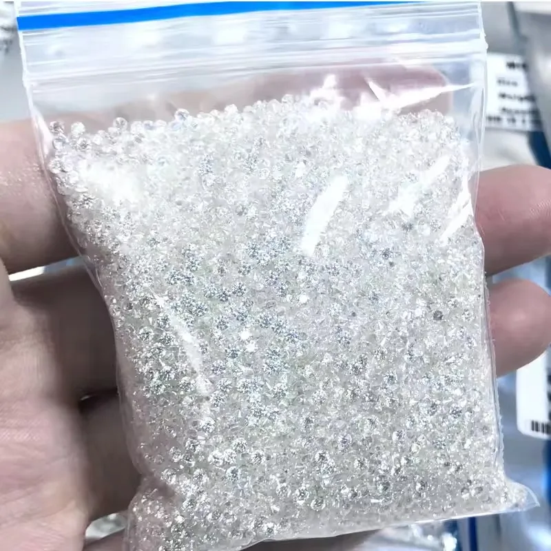 Wholesale Cheap Factory Price Lab Grown Diamonds VVS-VS 0.11 to 0.20 Carat DEF Synthetic Hpht Diamond Lab Diamond
