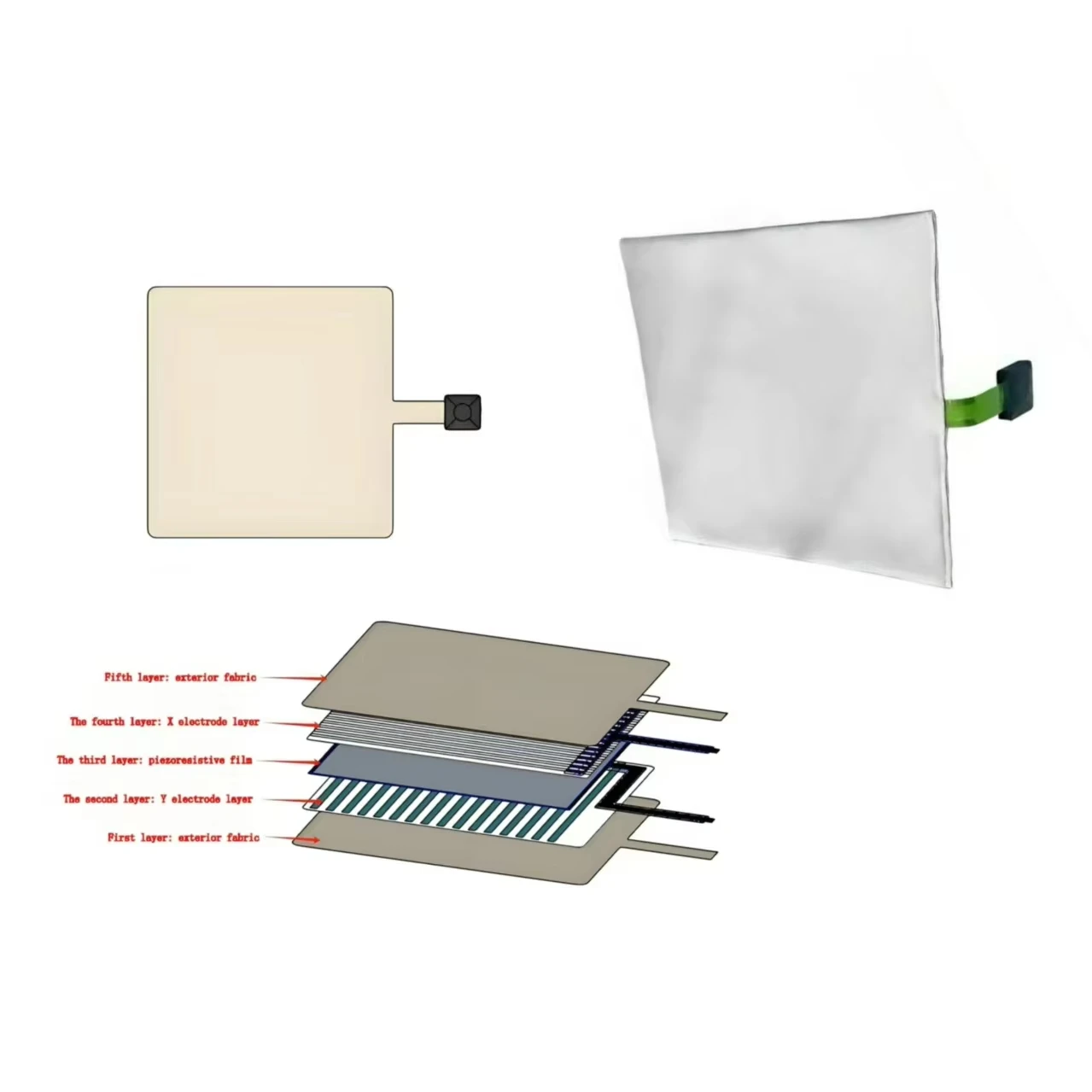 Матричный датчик давления мембранный Датчик для подножек