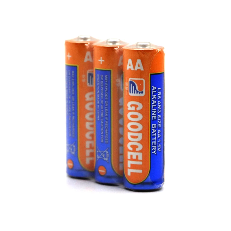 High Quality 10 Years Shelf Life 1.5V Non Rechargeable 1.5v Alkaline Battery AA AM-3 LR6 Cell for Toys MP3 Camera