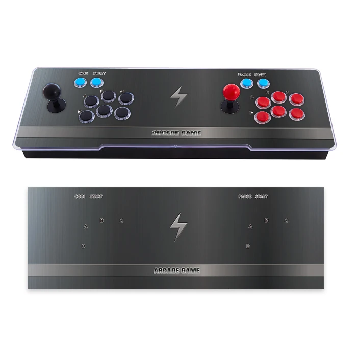 Factory direct sale  console case multi color double Arcade Game acrylic panel 1000 games