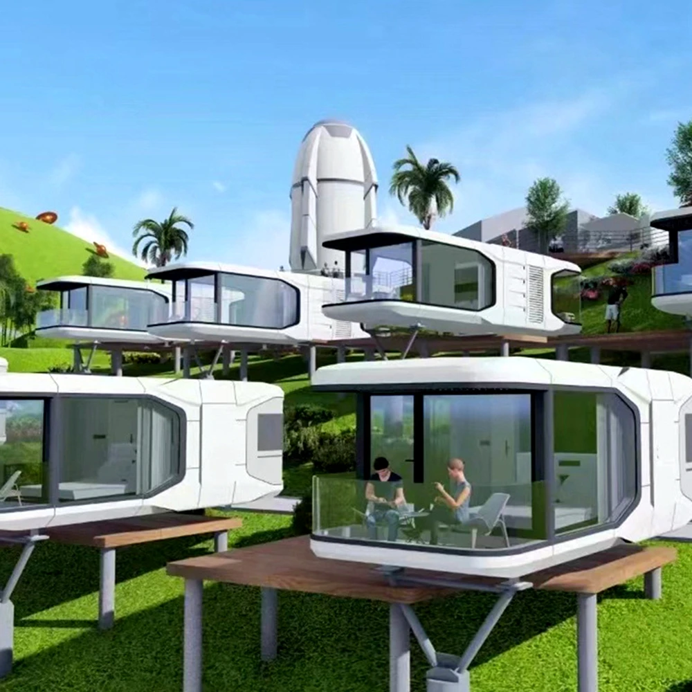 Prefabricated House Price Single Double Soundproof Capsule Hotel Cabin Sleeping Pods For Capsule Hotel