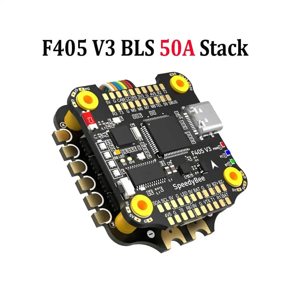SpeedyBee F405 V3 3-6S 30x30 FC & ESC FPV стек BMI270 Контроллер полета BLHELIS 50A 4 in1 для вольной модели дрона