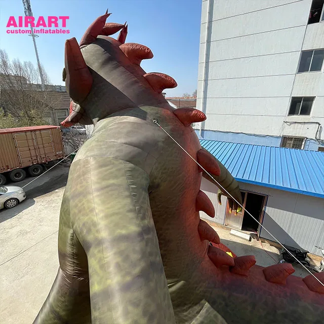 Monster Big Advertising Naga Mascot Balloon Giant Inflatable Godzilla Air Blower Advertising or Decoration Customized Color 1pc