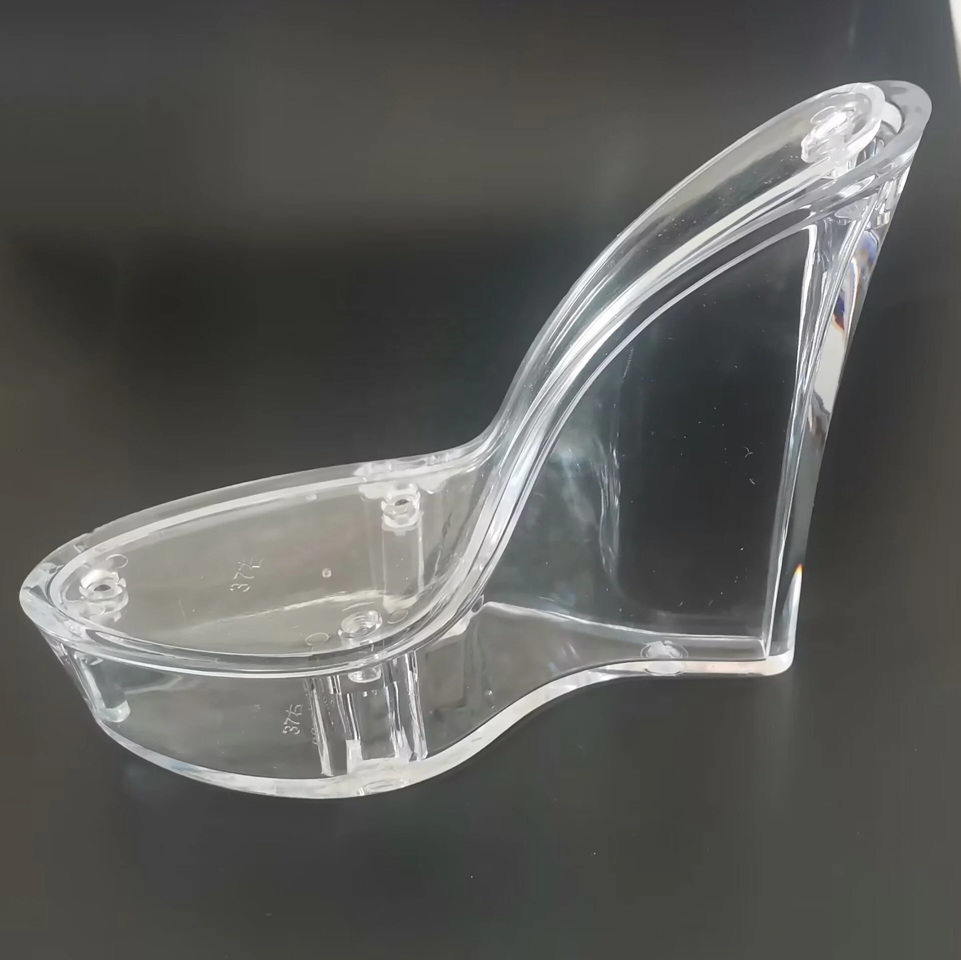 14.5cm woman high heel wedge clear sole for shoe making