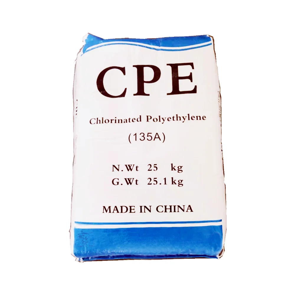 High Quality CPE 135A Chlorinated Polyethylene 135A  IMPACT MODIFIER  CPE135A  PVC ADDITIVE CPE3135